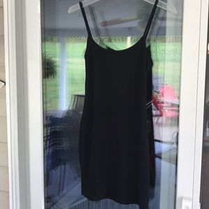 Black spaghetti strap dress